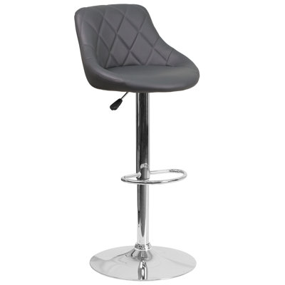 Flash Furniture Adjustable Height Swivel Bar Stool