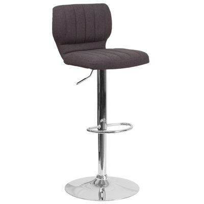 Flash Furniture Adjustable Height Swivel Bar Stool