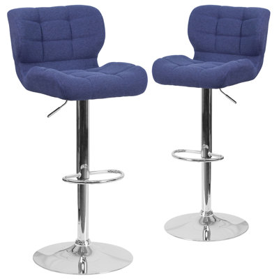 Flash Furniture Adjustable Height Swivel Bar Stool (Set of 2)
