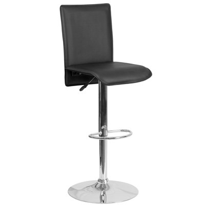 Flash Furniture Adjustable Height Swivel Bar Stool