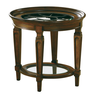 Hekman Accents Metal Grille End Table
