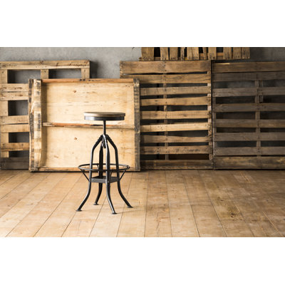 Moe's Home Collection Brut Adjustable Height Swivel Bar Stool