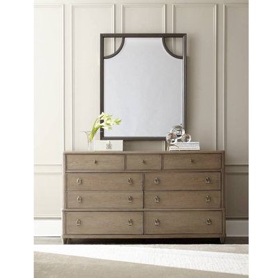 Stanley Furniture Virage 9 Drawer Dresser with M..