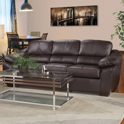 Loon Peak The Pinery Serta Upholstery Leather Sofa