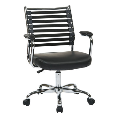 Ave Six Randal Adjustable Mid-Back Task Chair with Arms