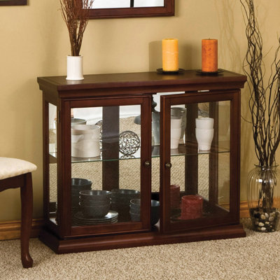Wildon Home ® Console Curio Cabinet