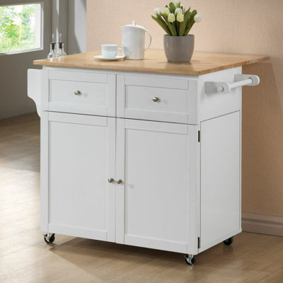 Wildon Home ® Carol Kitchen Island with Butcher..