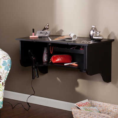 Wildon Home ® Teresa Wall Mount Vanity with Mir..