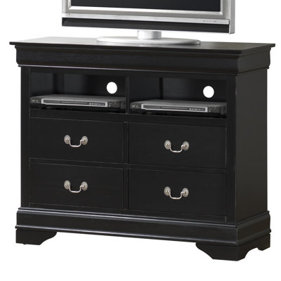 Wildon Home ® Louis Phillip 4 Drawer Media Chest