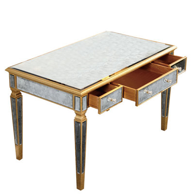 Wildon Home ® Florentine Writing Desk with Drawers
