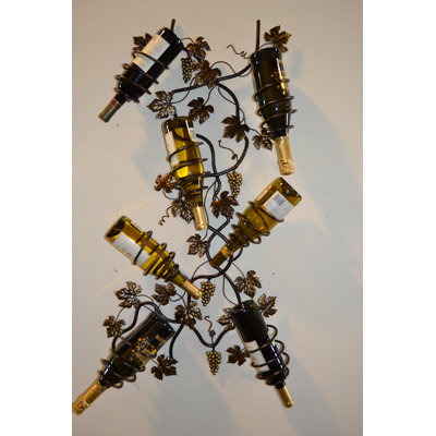 J & J Wire 7 Bottle Wall Mounted Wine Rack