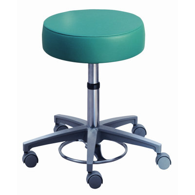 Brewer Millennium Series Surgeon's Round Seat Stool with Locking Casters