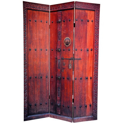 Divider Furniture oriental furniture 72" x 48" double sided doors 3 panel room Divider Furniture oriental furniture 72" x 48" double sided doors 3 panel room