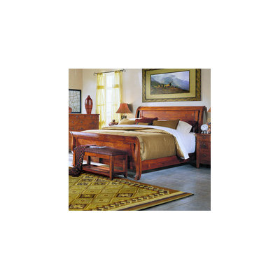 Klaussner Furniture Baxter Sleigh Bed