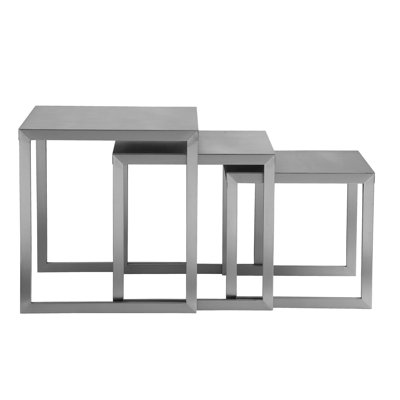 Pangea Home Century 3 Piece Nesting End Table