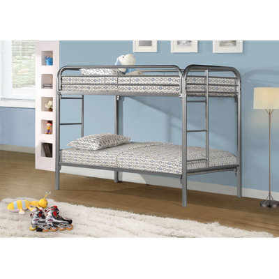 Monarch Specialties Inc. Twin Futon Bunk Bed