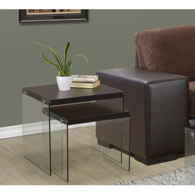 Monarch Specialties Inc. Two Piece Nesting Table Set