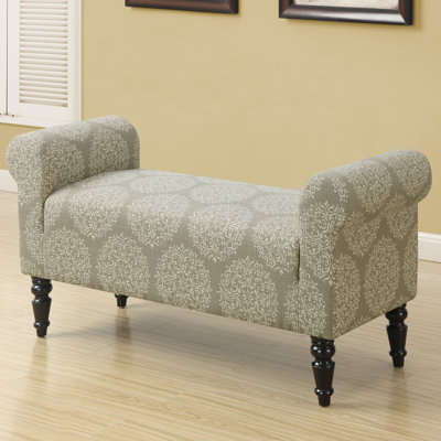 Monarch Specialties Inc. Taupe Fabric Bench
