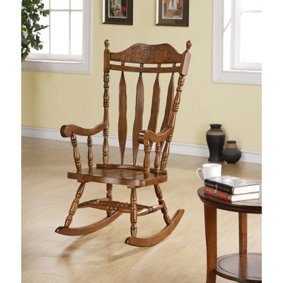 Monarch Specialties Inc. Rocking Chair in Dark W..