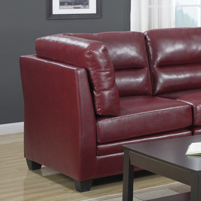 Monarch Specialties Inc. Leather Corner Unit Ott..