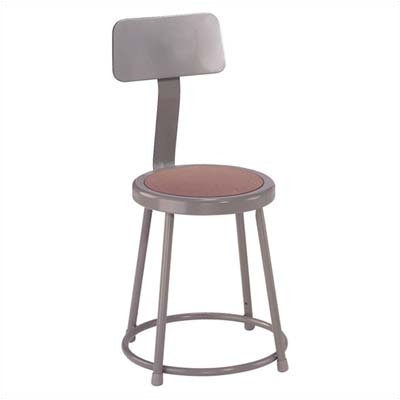 National Public Seating Stool with Bac..
