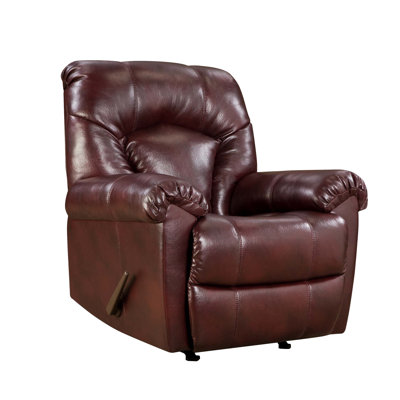 Simmons Upholstery Editor Bonded Leather Rocker Recliner