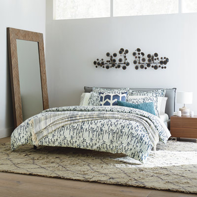DwellStudio Upholstered Platform Bed