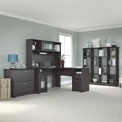 Bush Furniture Cabot 4-Piece L-Shape D..