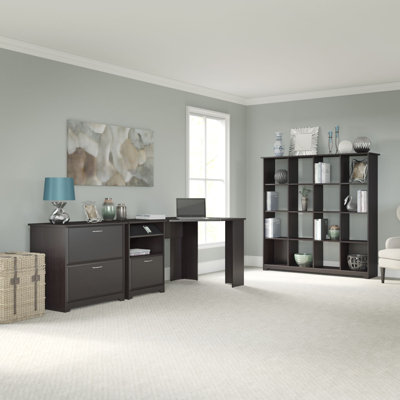 Bush Furniture Cabot 3-Piece L-Shape D..