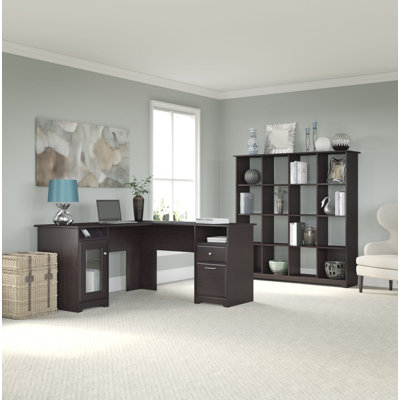 Bush Furniture Cabot 2-Piece L-Shape D..