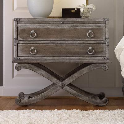 Hooker Furniture True Vintage 2 Drawer Nightstand