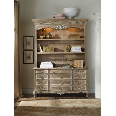 Hooker Furniture La Maison Du Travial Credenza Desk with Hutch