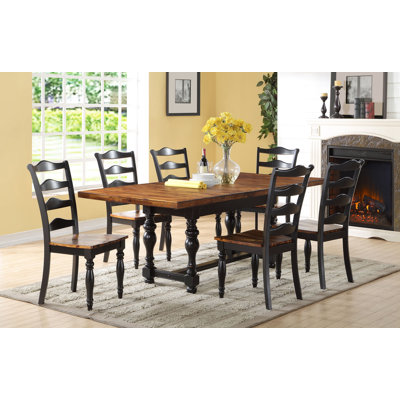 Bungalow Rose Habib Extendable Dining Table