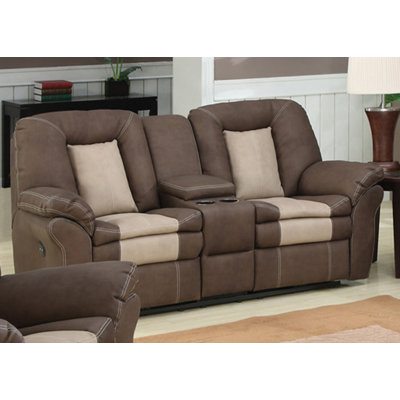 AC Pacific Carson Plush Living Room Dual Reclini..