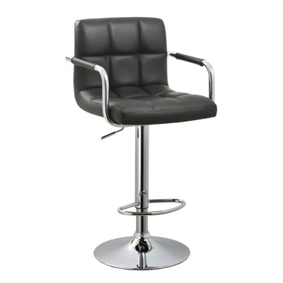 AC Pacific Adjustable Height Swivel Bar Stool