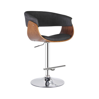AC Pacific Adjustable Height Swivel Bar Stool