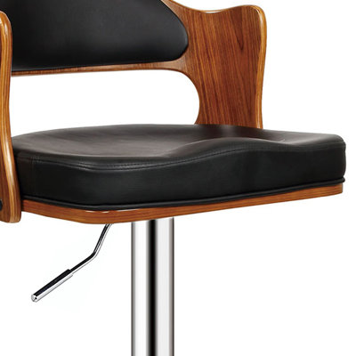 AC Pacific Adjustable Height Swivel Bar Stool