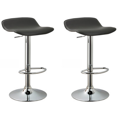 AC Pacific Adjustable Height Swivel Bar Stool (S..