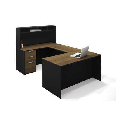 Bestar Pro-Concept U-Shape Desk with Hutch