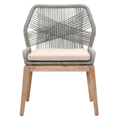 Orient Express Furniture New Wicker Parsons Chair (Set of 2)