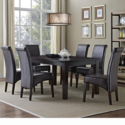 Simpli Home Eastwood 7 Piece Dining Set