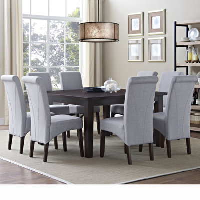 Simpli Home Avalon 9 Piece Dining Set