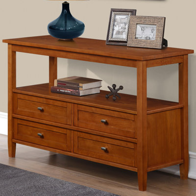 Simpli Home Warm Shaker Console Table