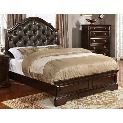 Williams Import Co. Queen Upholstered Panel Bed