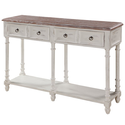 Gail's Accents Cottage Open Console Table