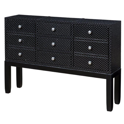 Gail's Accents Sparkle Narrow Console Table