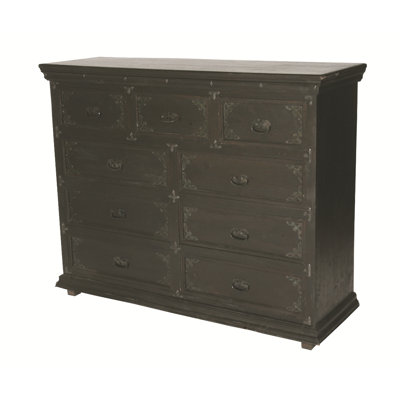 MOTI Furniture 9 Drawer Dresser