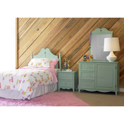 Powell Furniture Gabby Panel 4 Piece Bedroom Set