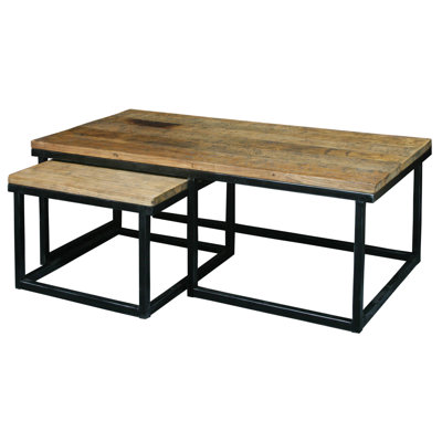 August Grove Saguaro 2 Piece Nesting Coffee Table Set