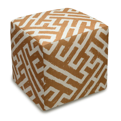 123 Creations Lattice Upholstered Cube..